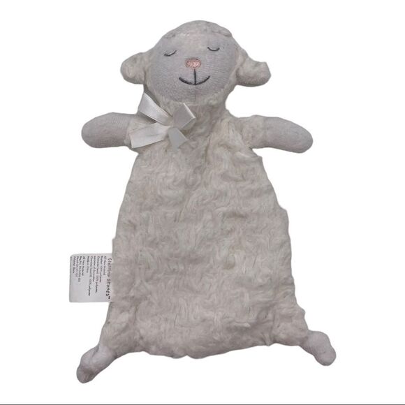 Stepping Stones Lovey Off White Lamb Baby Blanket Toy Sheep - Picture 1 of 9